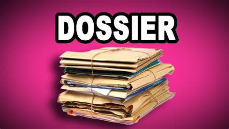 le dossier meaning